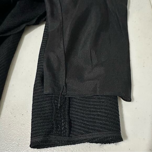 The Row Layered Top Black Knit over Silk US XS - Picture 11 of 13